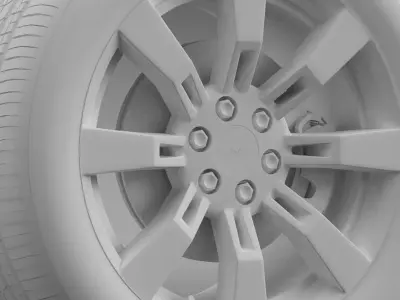 GMC Denali Hybrid wheel 3D model