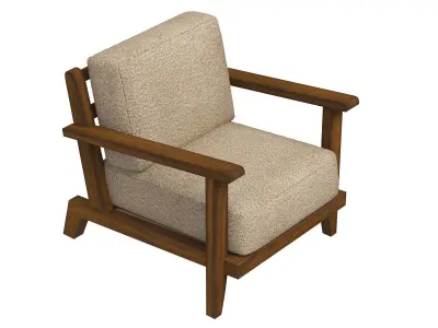 Renee Gabriel Armchair 3D model