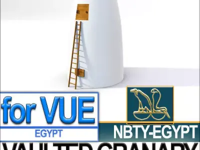 Ancient Egyptian Vaulted Granary 3D model