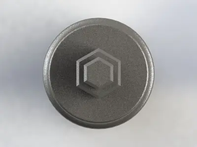 Soquete Curto Allen Short Socket 7-32 Pol 3D model