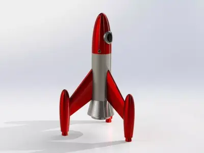 Simple Rocket 3D model