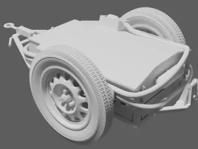 RAF Trolley-Acc Starter 3D print model