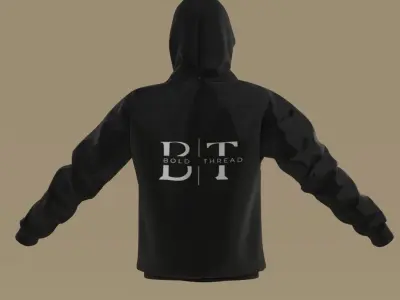 3d animated hoodie cloth simulation blender 3d  Free 3D model