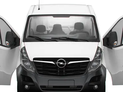 Opel Movano Van L4H3 HQ Interior 2021 3D model