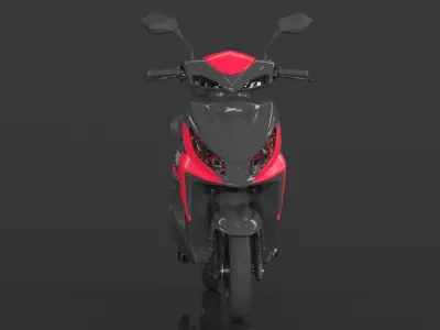 JOY E-BIKE Wolf High-Speed Electric Scooter Low-poly 3D model