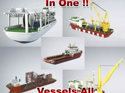 Vessels Bundle 3D model