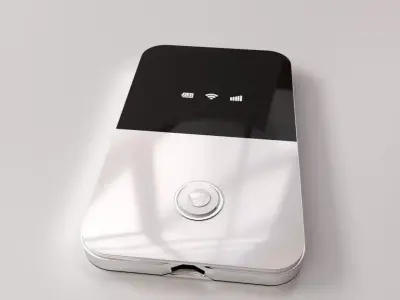 Portable Wifi Router 3D model