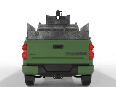 Tundra Trd 2019 Armored 3D model