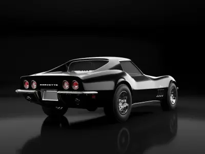 Stingray corvette 3D model