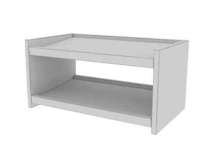 shoemaker bedside table 3D model