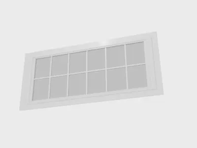  Stretch WIndow Low-poly 3D model