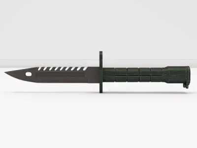 Survival Knife 3D model