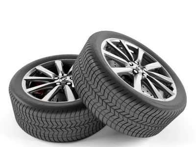 Lexus IS-F Wheel 3D model