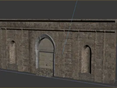 fountain cartoon 3D model