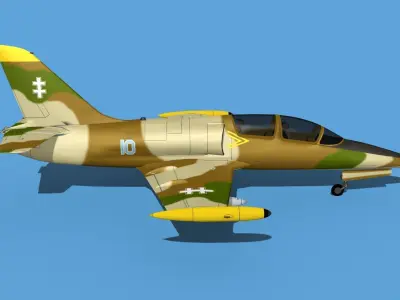 Aero Vodochody L-39C Albatross Lithuania 2 3D model