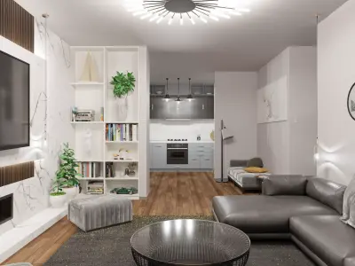 3 Bedroom Apartment Free 3D model