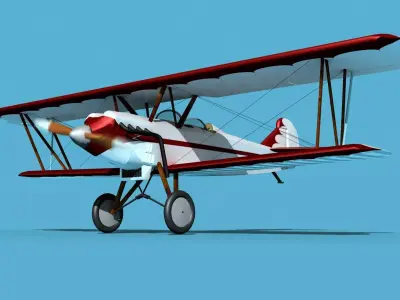 Travelair 2000 V09 3D model