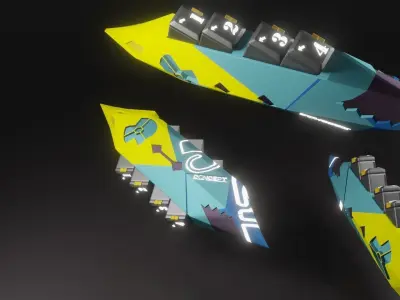 Sci fi prop 3D model