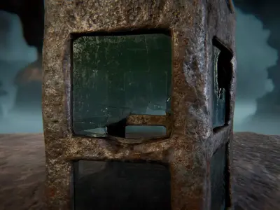 Ancient Artifact 8 Low-poly 3D model