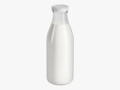 Milk Bottle 3D model