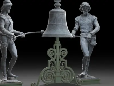 Mikez and Jakez Low-poly 3D model