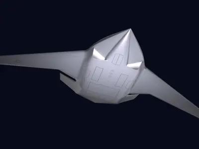 Blended Wing Body Concept 3D model