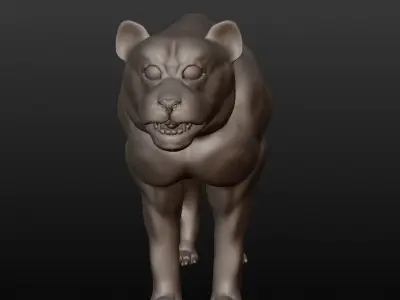 black panther 3D model