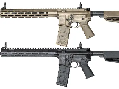 KAC KS-1 RIFLE Low-poly 3D model