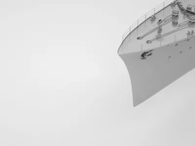 Type 1936 German Destroyer - Kriegsmarine Low-poly 3D model