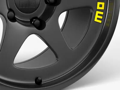Momo Heritage 6 Wheel Low-poly 3D model