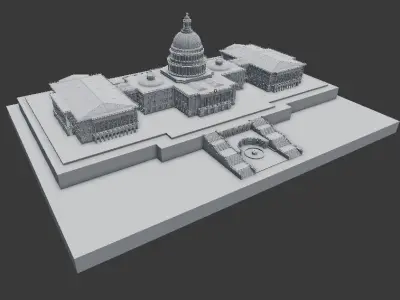Capitol building 3D model