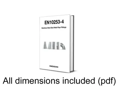 EN10253-4 Butt weld Fittings - 850 Files CAD Collection 3D model