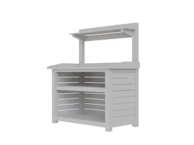 Potting Bench Free 3D model