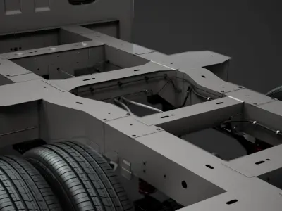 Renault Master CrewCab DW E30 Chassis 2010 3D model