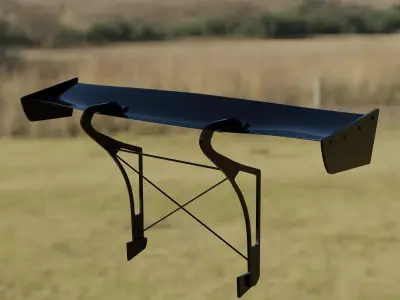 Very Big Spoiler Free low-poly 3D model