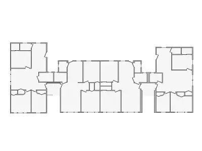 Commercial Interior Sketch - 9501-10000 SF - Xactimate 3D model