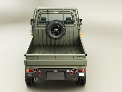Kei-Truck V Snowplow 3D model