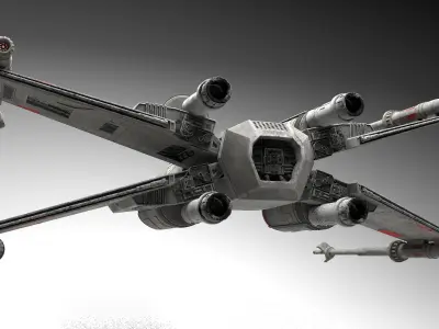 star wars t-65 Free 3D model