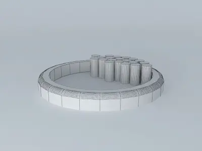 Rest Redondo to Pot 3D model