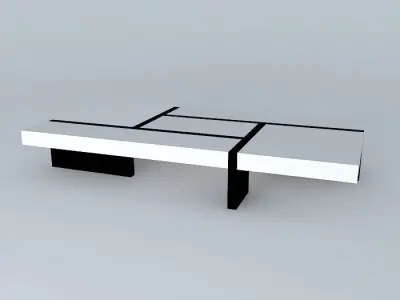coffee table Croix by Artifact Free 3D model