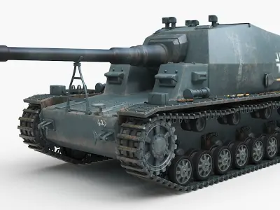 Tank K18 Auf Panzer Corona 3D model