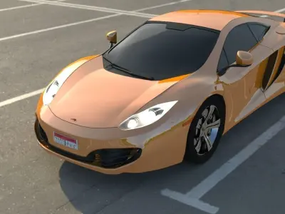McLaren mp4 2011 3D model