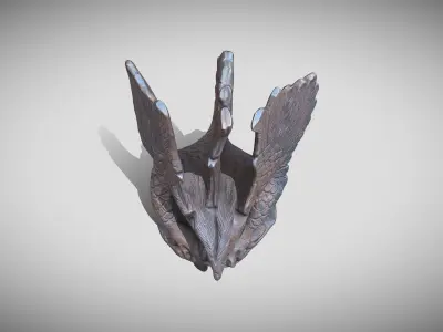 The Hawk Low-poly 3D model