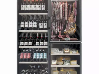 Calice wine fridge 3D model