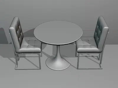 Modern living room set 9 3D model