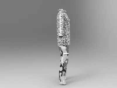 Snow Military Set 3D Model Collection