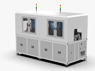 Automatic Wire Processing Machine 3D model