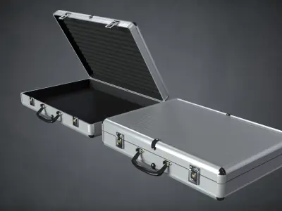 Two Briefcases Low-poly 3D model