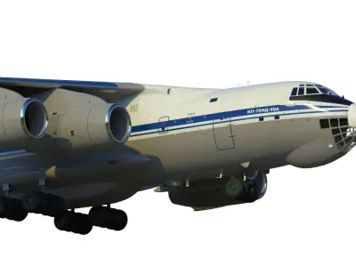 Il-76 MD-90A Airlifter 3D model