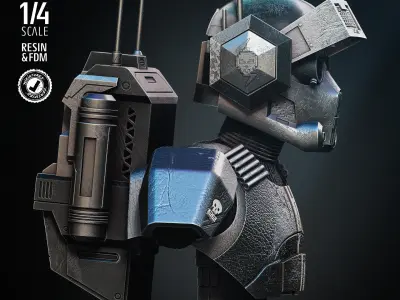 STAR WARS Tech Bust Portrait Tested for 3D Printing 3D print model purchase